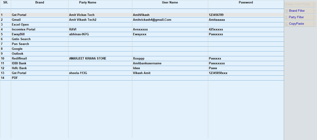 Tally TDL IDS Passwords Save Module Relv1.8