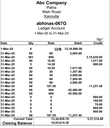 Tally TDL Party Ledger Statement Print In Thermal BIlling Printer (POS)