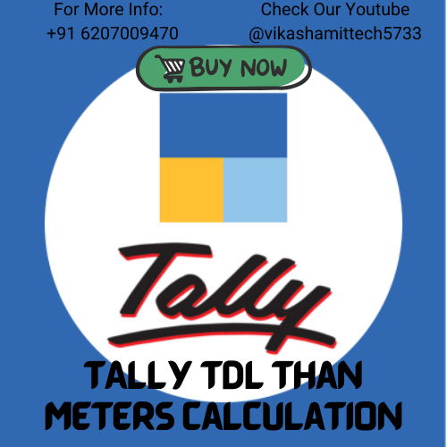 Tally TDL Than Meters Calculation TDL (Fabric Solution)