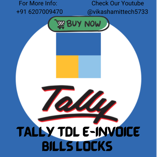 Tally TDL e-Invoice Bills Locks TDL