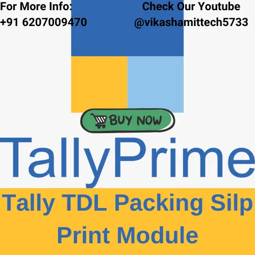 Tally TDL Packing Silp Print Module